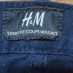 H&M Skinny Fit Navy Chino